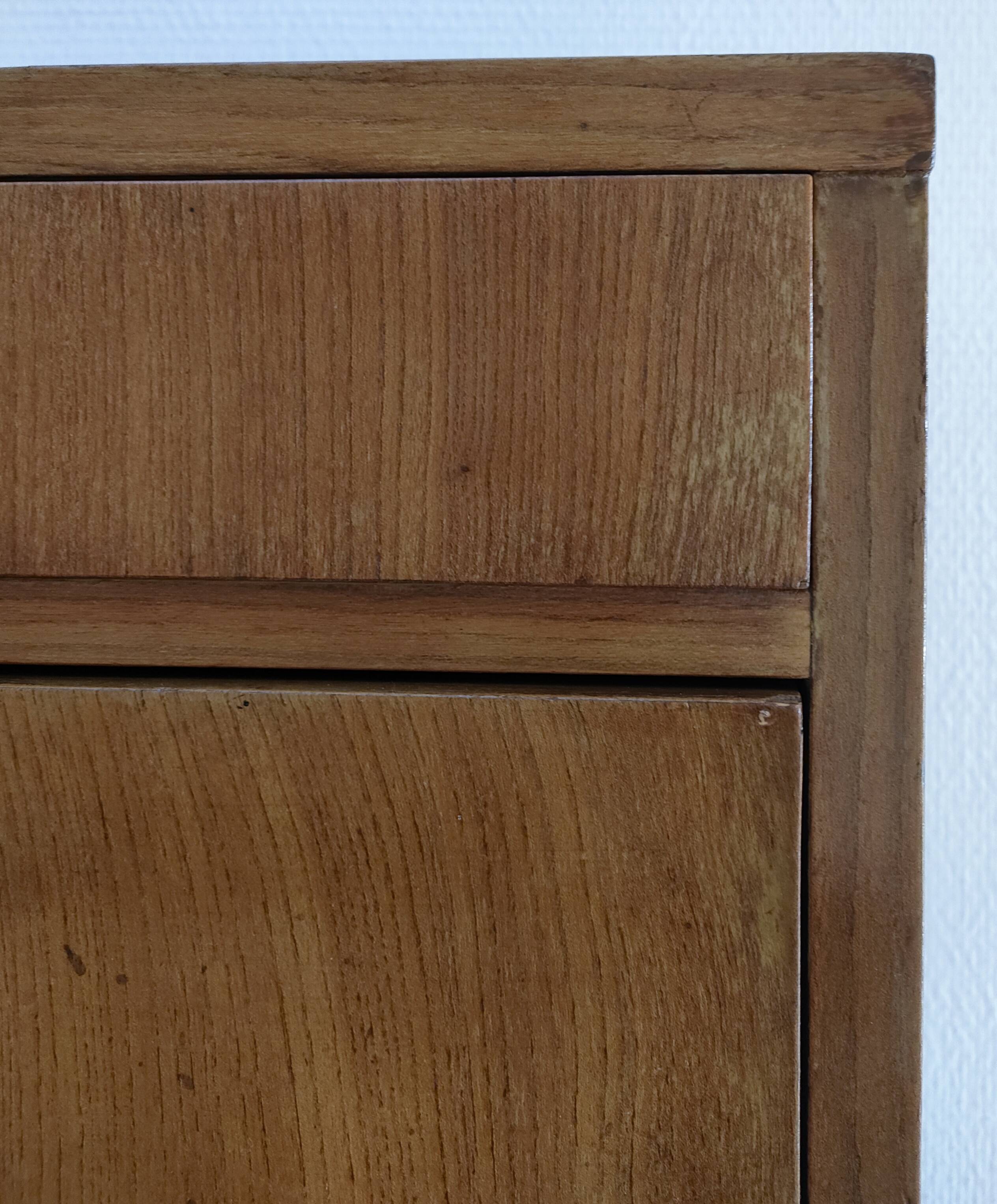 60s designer wooden bedside table