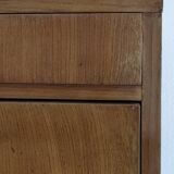 60s designer wooden bedside table