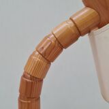 Scandinavian articulated pine lamp