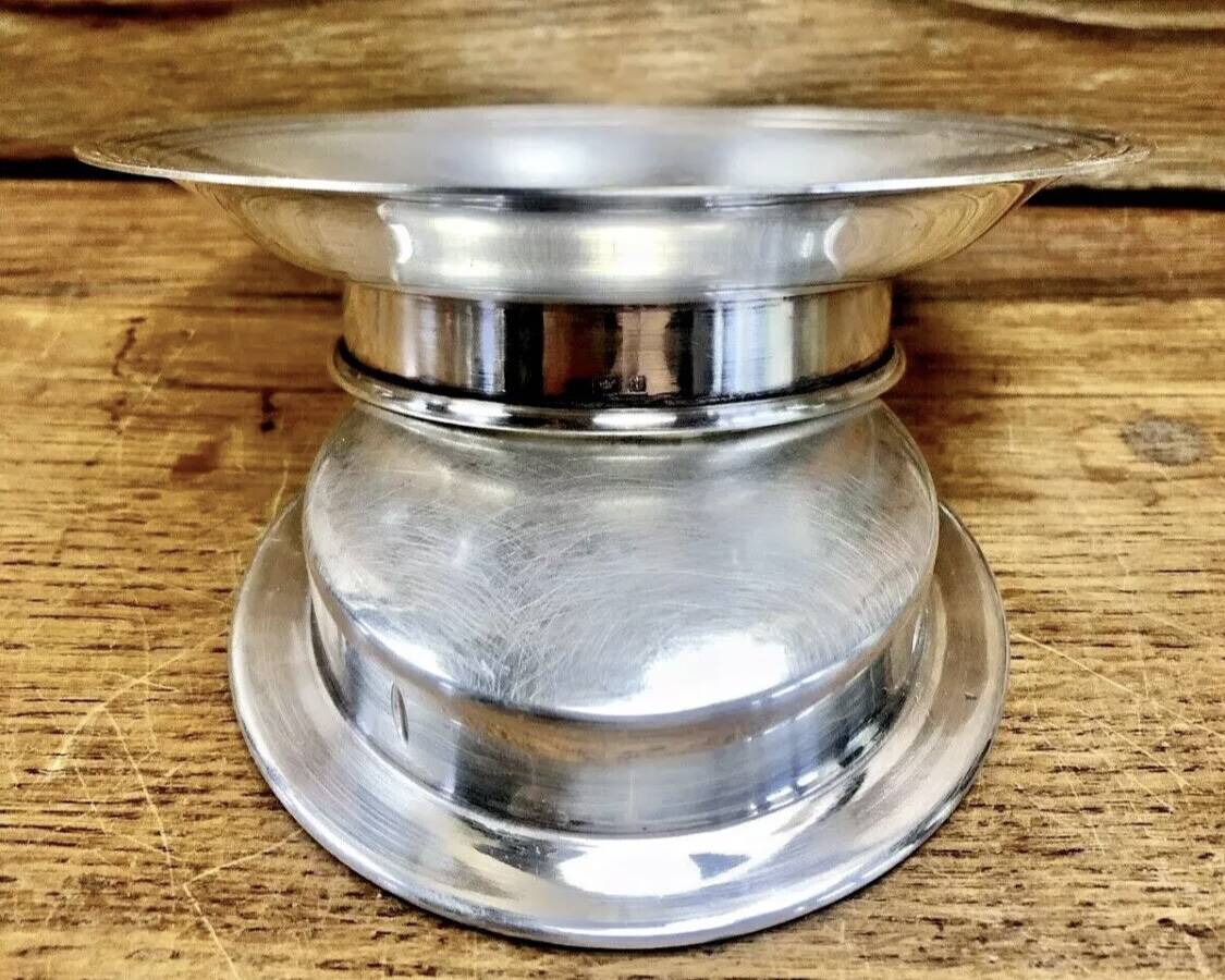 Christofle shell butter dish silver metal cookie cutter butter mold