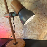 Lampe de bureau en bois année 60/70 Temde