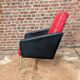 Pair of Armchairs in Faux Leather