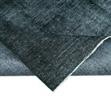 Handwoven Persian Overdyed 283 cm x 378 cm Black Wool Carpet