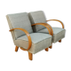 Pair of armchairs by Jindrich Halabala for Thonet 1950. Art deco