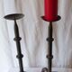 Paire de chandeliers gothiques