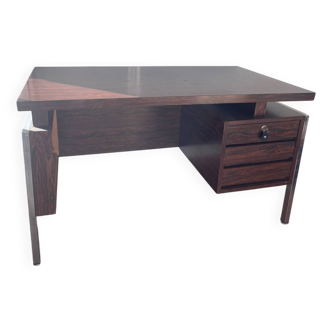 Bureau moderniste vintage en palissandre de Rio 70S