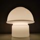 Glassh-tte Limburg 80s white glass mushroom table lamp