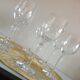 Set of six vintage stemmed glasses from the 60s-70s