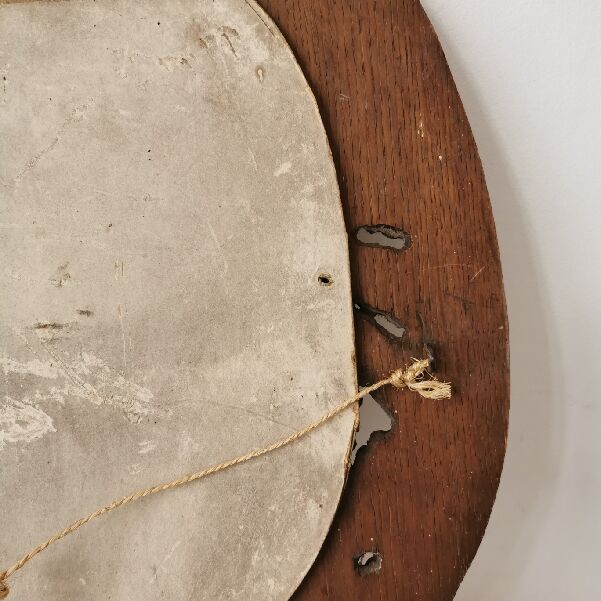 Carved wooden country mirror  35x45cm