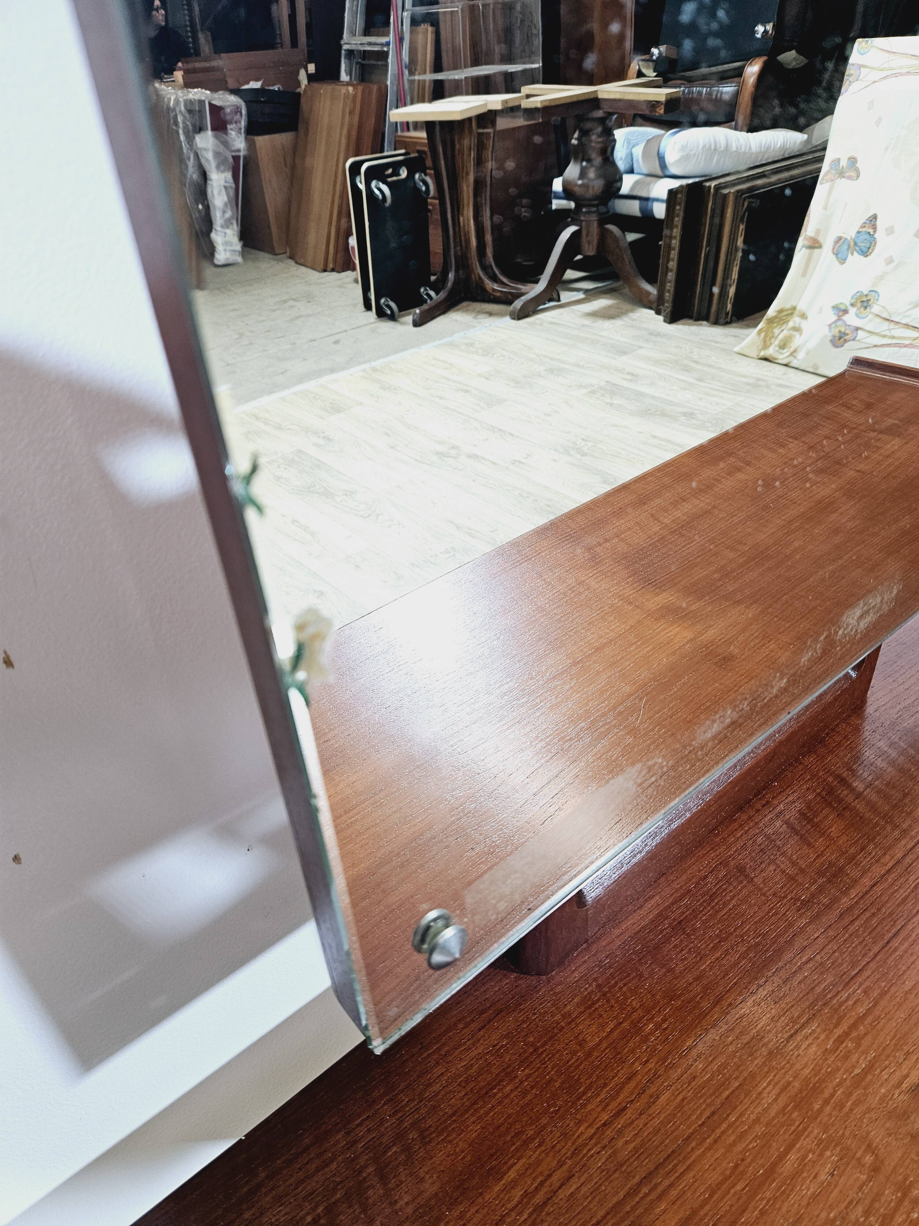 Gunnar nielsen tibergaard, toilet teak, denmark, 1960s.