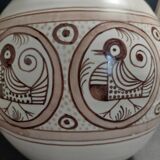 Vintage Talavera ceramic pitcher vase jug 20th century