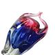 Vase by J. Hospodka for Chribska Glassworks, Former Czechoslovakia, 1960s