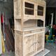 Antique raw wood dresser