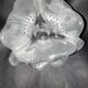 "anemone" candlestick Lalique France