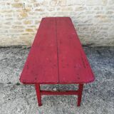 Folding brewery table