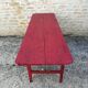 Folding brewery table