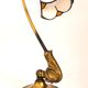 Tiffany-style bronze lamp mid-20th century