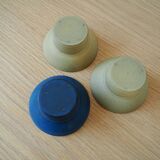 1960S-1970S Set Of 3 Zweitse Landheer For Cor Unum Ceramic Candle Holders
