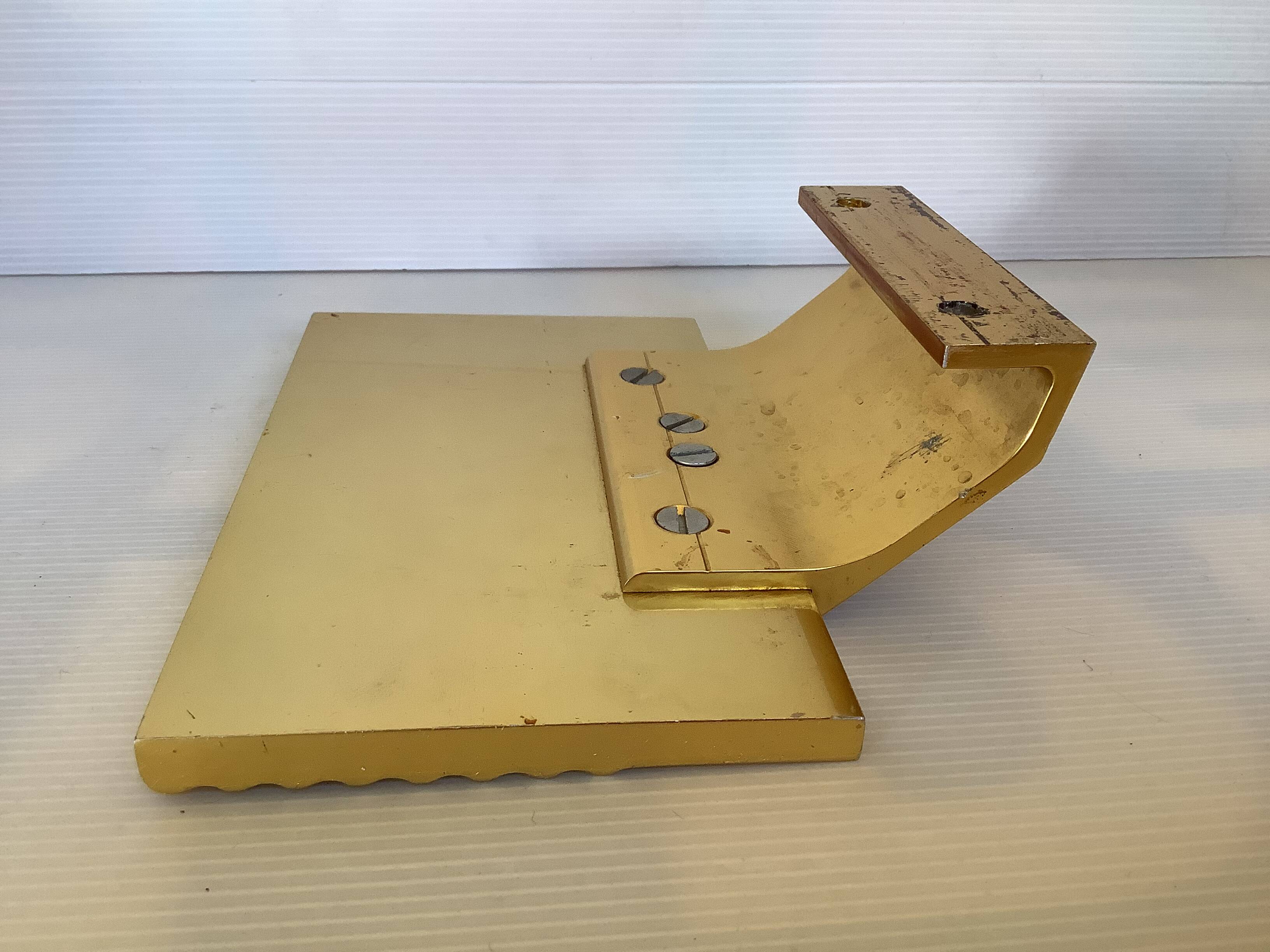 Gold metal door handle