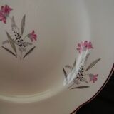 6 dessert plates in earthenware from SARREGUEMINES. DAMPIERRE model.