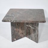 Table basse en marbre véritable vintage des années 1970