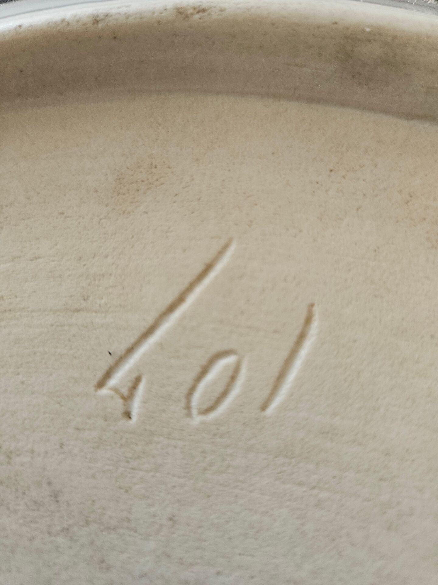 Large oval porcelain dish 19th century Hache Pépin-Lehalleur Vierzon