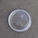 6 coasters and silver metal support