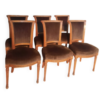 Set of 6 Directoire style chairs