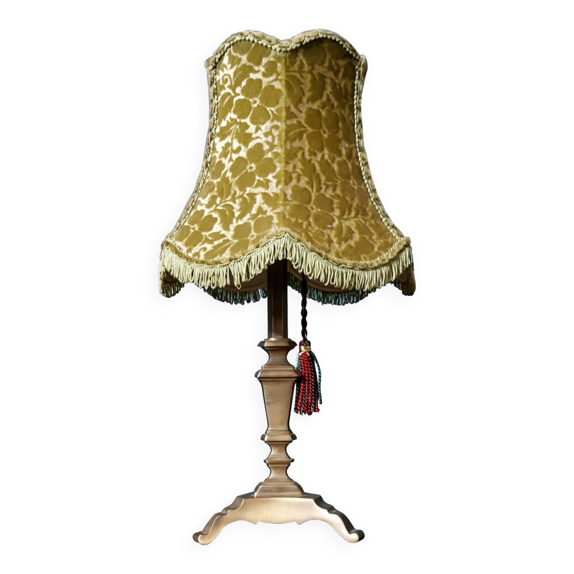 Lampe de cabinet art déco en laiton