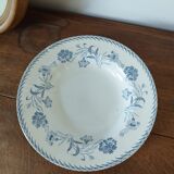 Plate Lunéville blueberry patterns
