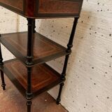 Napoleon III harness with three 20th century trays / Console