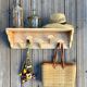 Porte manteau mural en bois