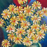 Bouquet of flowers signed
