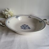 Large round hollow dish in earthenware Moulin des Loups & Hamage