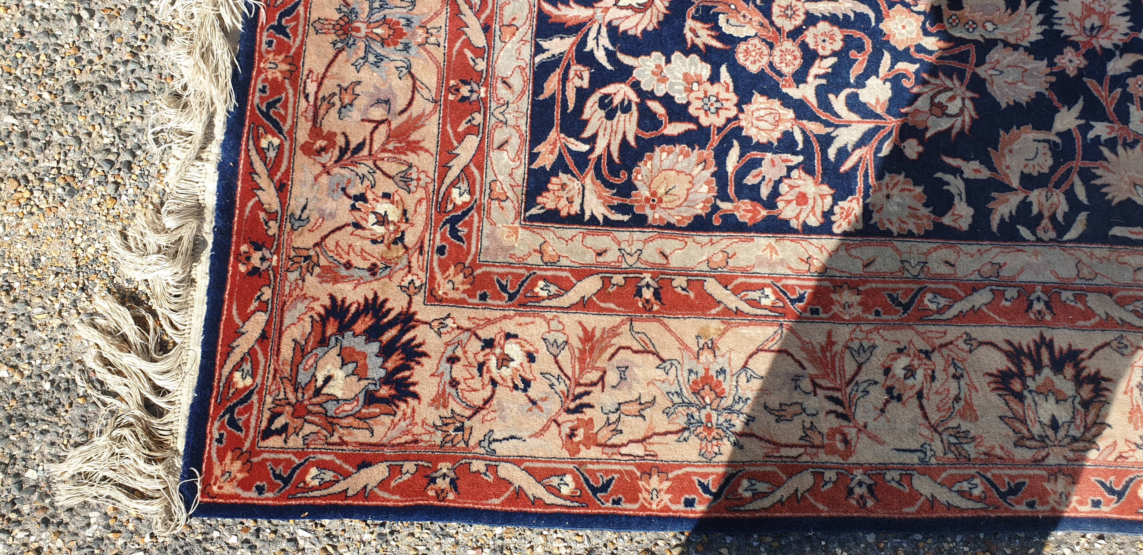 Persian carpet isfahan silk wool