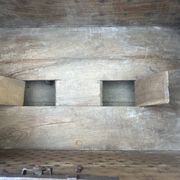 Imposing Indian Chest in Exotic Wood and Wrought Iron