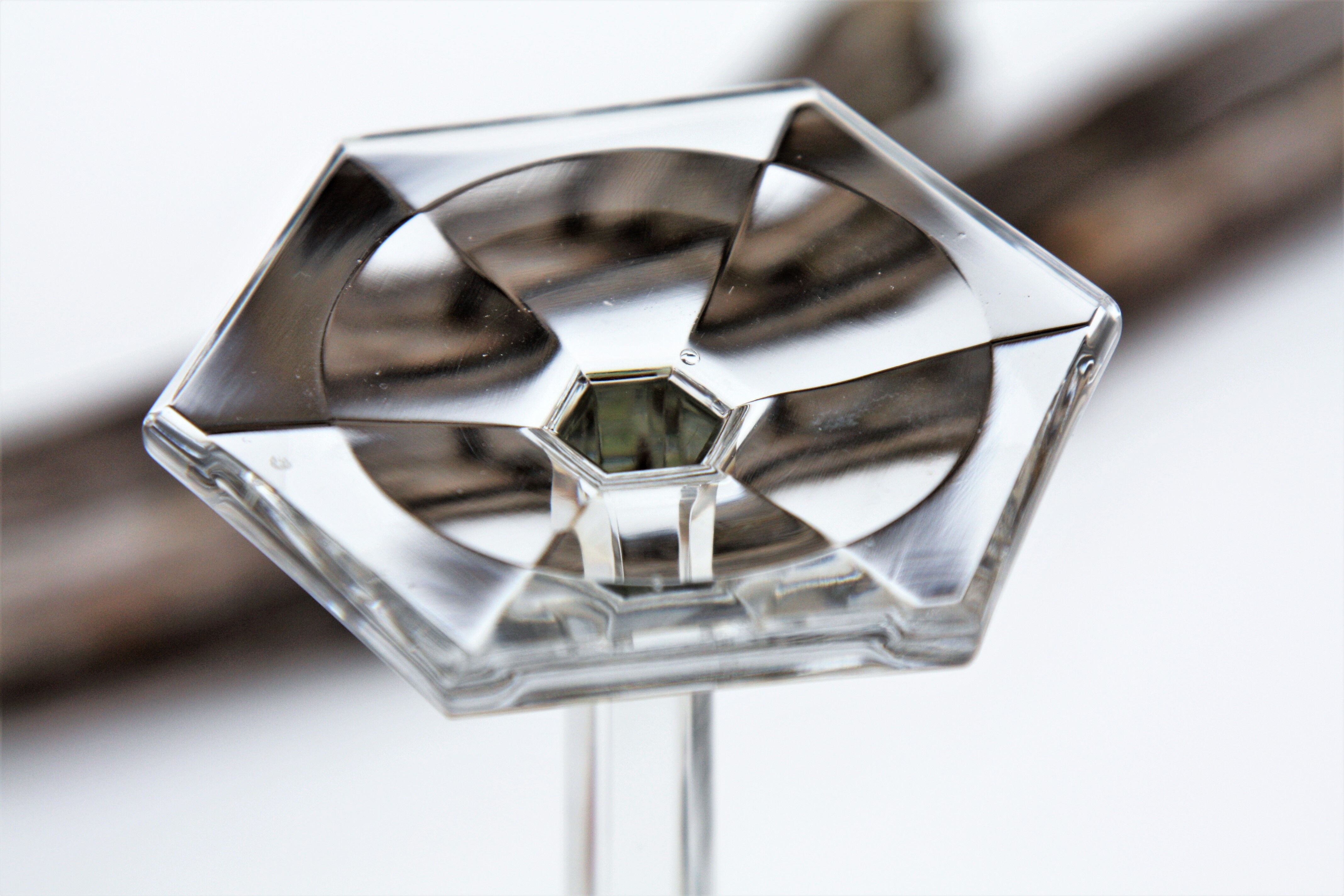 Rhine wine glass in Baccarat crystal harcourt model