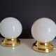 Pair of vintage bedside lamps
