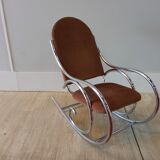 Chrome rocking chair