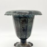 Pair of "Médicis" vases in verdigris – 1950s