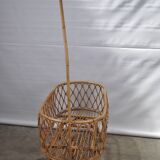 Rattan cradle