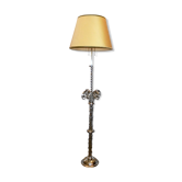 Silver bronze lamp of the 1950s