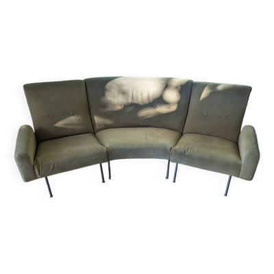 Canapé modulaire modèle 743 par Joseph-André Motte pour Steiner 1960
