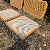 Pair of Marcel Breuer Cesca B32 chairs