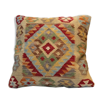 Vintage afghan kilim cushion cover