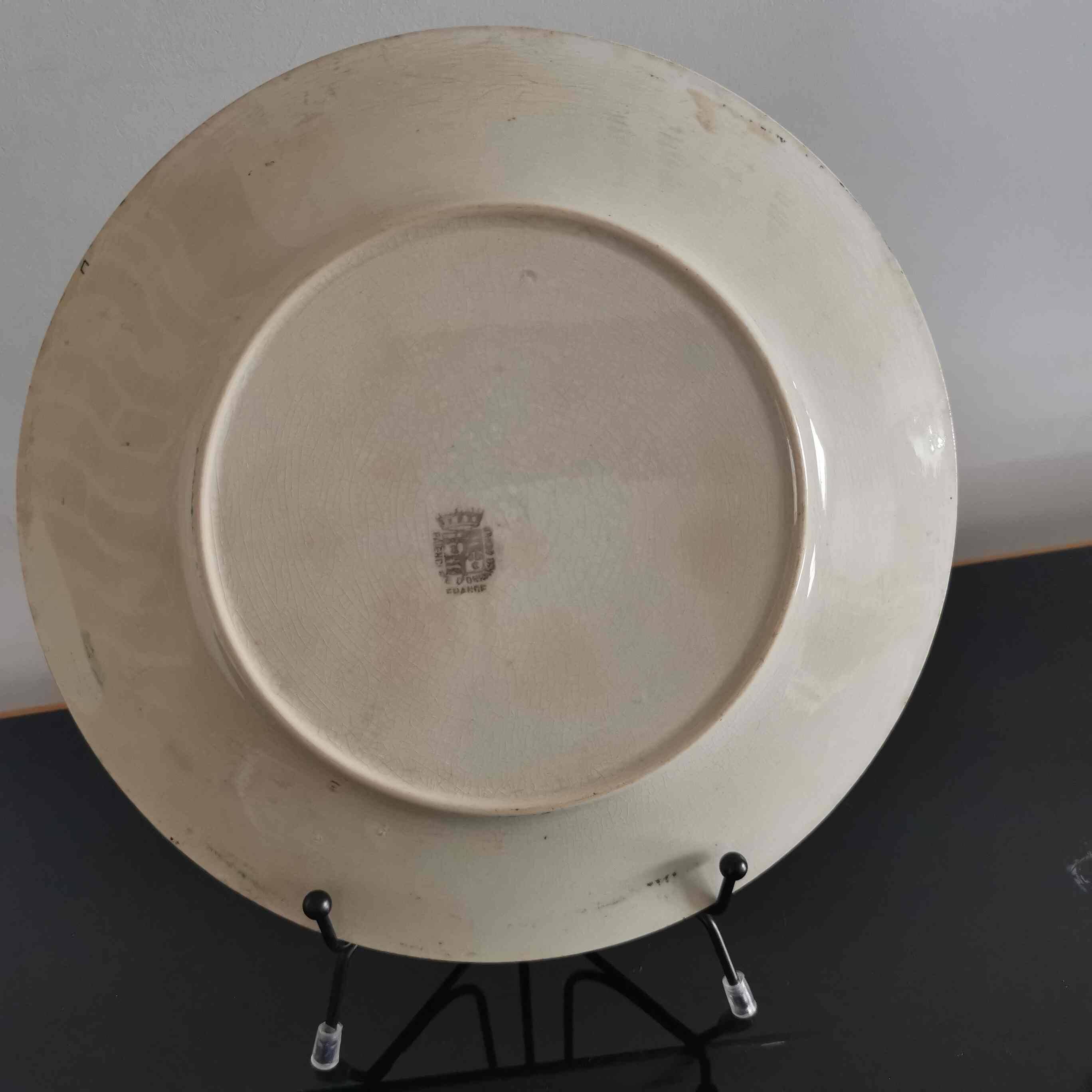 2 Moss Roses flat plates