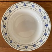 6 antique deep plates in earthenware from Saint-Amand (Nord)