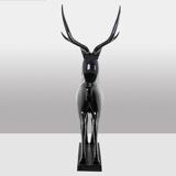 François Pompon. Deer, life-size bronze sculpture. 2006 edition