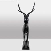 François Pompon. Deer, life-size bronze sculpture. 2006 edition