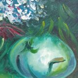 W.adams bouquet of flowers oil on canvas bouquet of flowers oil on canvas